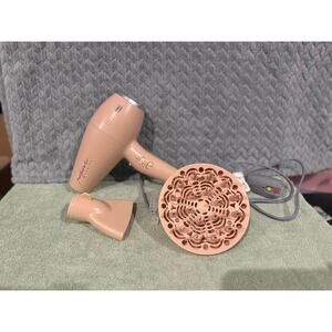 Pink Conair Infiniti Pro Hair Blow Dryer With Attachments